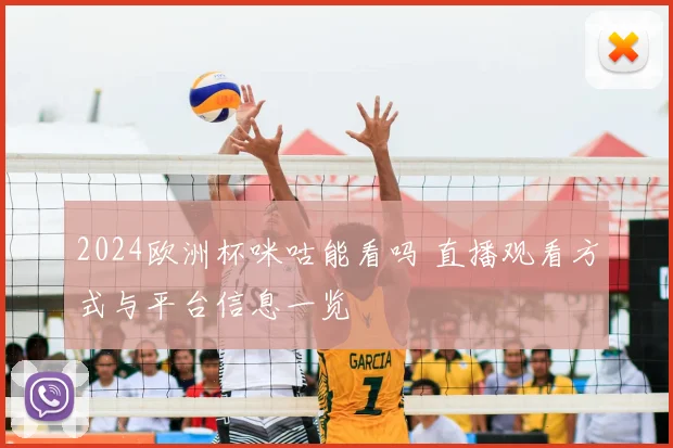 2024欧洲杯咪咕能看吗 直播观看方式与平台信息一览